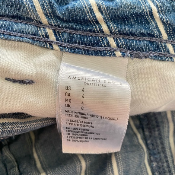 American Eagle Outfitters Shorts Size 4 Blue & White - Picture 3 of 13